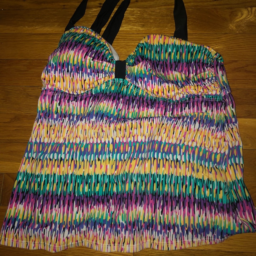 Tankini with Keyhole Back